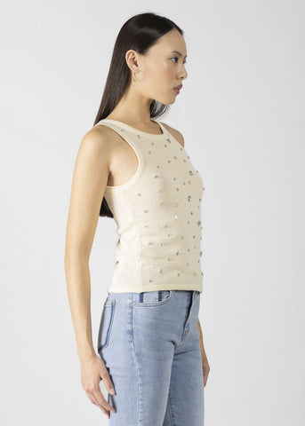 Canotta in maglia donna - art. 611ND53015 - Denny Rose Primavera Estate 2026