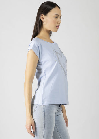 T-shirt donna - art. 611ND64013 - Denny Rose Primavera Estate 2026