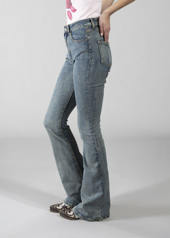 Jeans denim zampa donna - art. 611DD26002 - Denny Rose Primavera Estate 2026