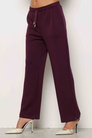 Pantalone CAESAR in felpa con coulisse e ricamo logo art. RDA2507091096 Donna Relish Autunno Inverno 2025/2026