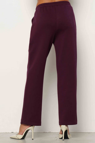 Pantalone CAESAR in felpa con coulisse e ricamo logo art. RDA2507091096 Donna Relish Autunno Inverno 2025/2026