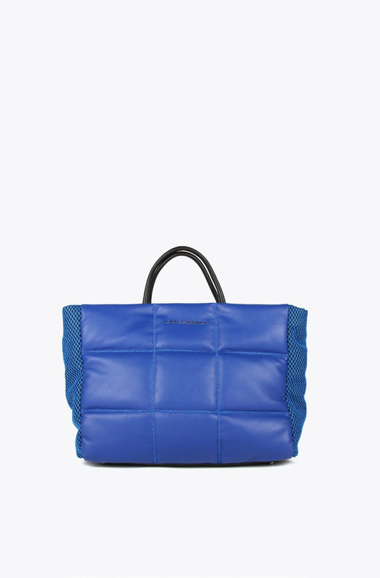 Shopper Imbottita Effetto Pelle Blu - Lola Casademunt Autunno/Inverno 2024/25 - LF2404082