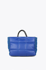 Shopper Imbottita Effetto Pelle Blu - Lola Casademunt Autunno/Inverno 2024/25 - LF2404082