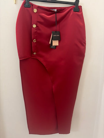 Gonna lunga - art. 521DD75008 Denny Rose Autunno Inverno 2025/26 colore Bordeaux