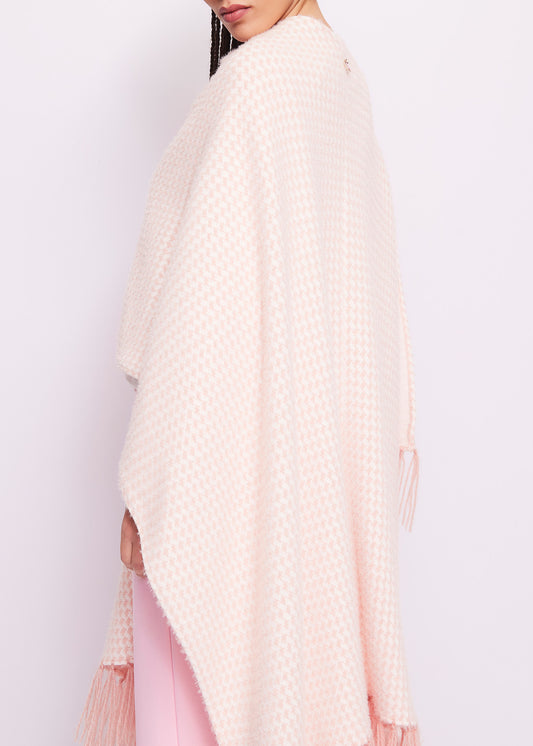 Poncho  In Maglia Jacquard - art. 421ND94001 - Denny Rose Autunno Inverno 2024/25 Donna