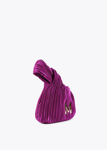 ELEGANT BAG IN PLEATED SATIN - Lola Casademunt Spring Summer 2024 - MS2404005