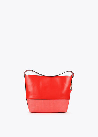 SHOULDER BAG IN COMBINED MATERIALS - Lola Casademunt Spring Summer 2024 - MS2404013