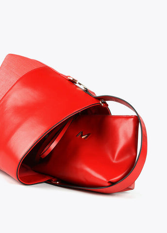 SHOULDER BAG IN COMBINED MATERIALS - Lola Casademunt Spring Summer 2024 - MS2404013