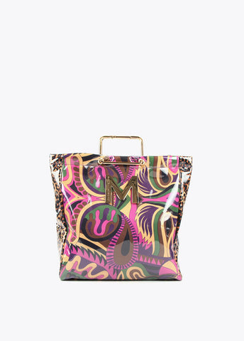 PLASTICIZED SHOPPER BAG WITH PRINT - Lola Casademunt Spring Summer 2024 - MS2404018