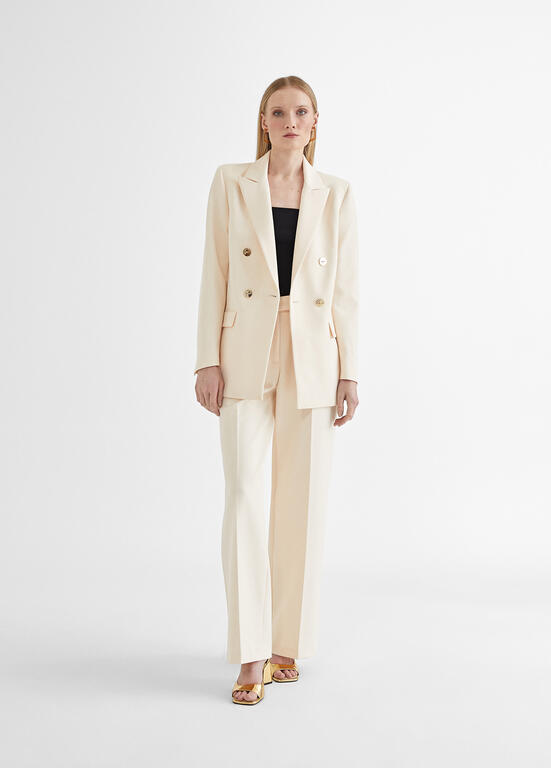 DOUBLE BREASTED SOLID COLOR BLAZER - Lola Casademunt Spring Summer 2024 - MS2402015