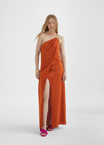 LONG ASYMMETRIC DRESS - Lola Casademunt Spring Summer 2024 - MS2416020