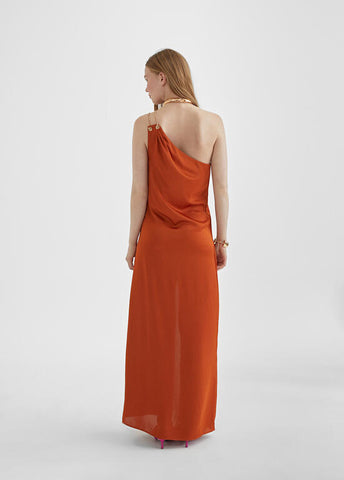 LONG ASYMMETRIC DRESS - Lola Casademunt Spring Summer 2024 - MS2416020