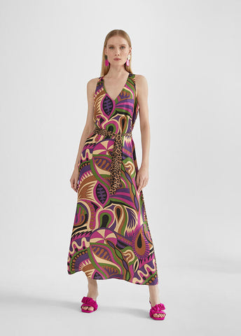 PRINTED MIDI DRESS - Lola Casademunt Spring Summer 2024 - MS2416029