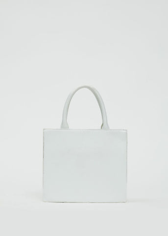 Shopping bag bianca con laccetti - art. 511DR90001 - Denny Rose Primavera Estate 2025 Donna