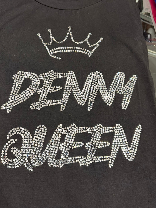 T-shirt con strass  - art. 521DD64008 - Denny Rose Autunno Inverno 2025/26