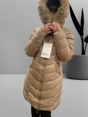 Women's hooded down jacket Autumn Winter 2023 A570 no brand 