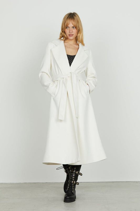 Cappotto ANNAPUR lungo manica lunga con collo eopelliccia stacc. Più cintura più ts più impunture art. RDA2505550005 Donna Relish Autunno Inverno 2025/2026