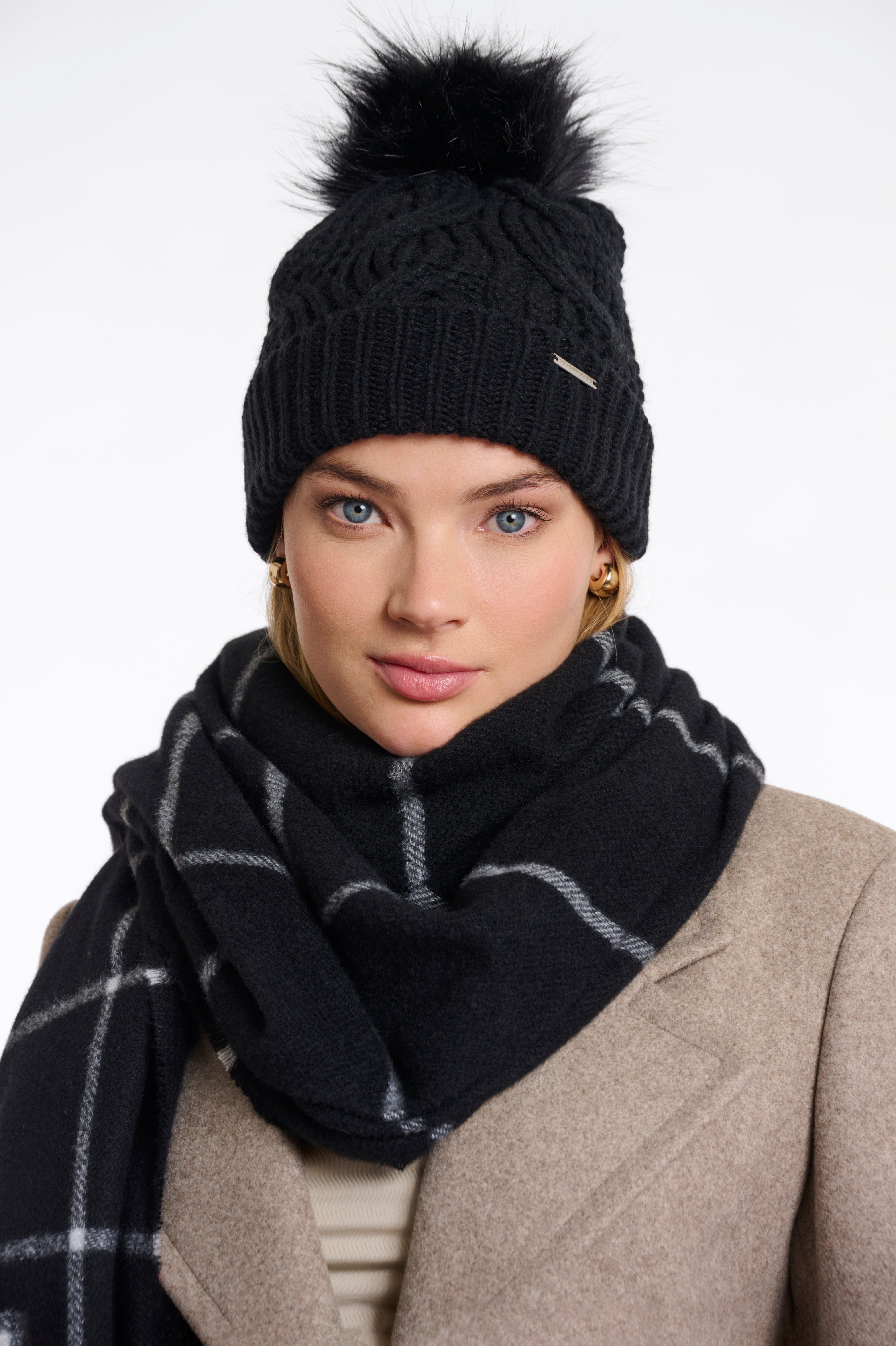 Berretto donna art. Aaf Rino & Pelle Black