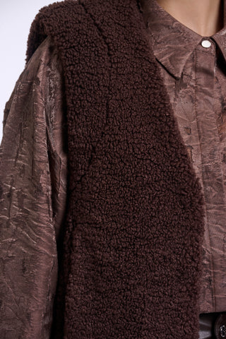 Cappotto donna art. Addison Rino & Pelle Coffee roast