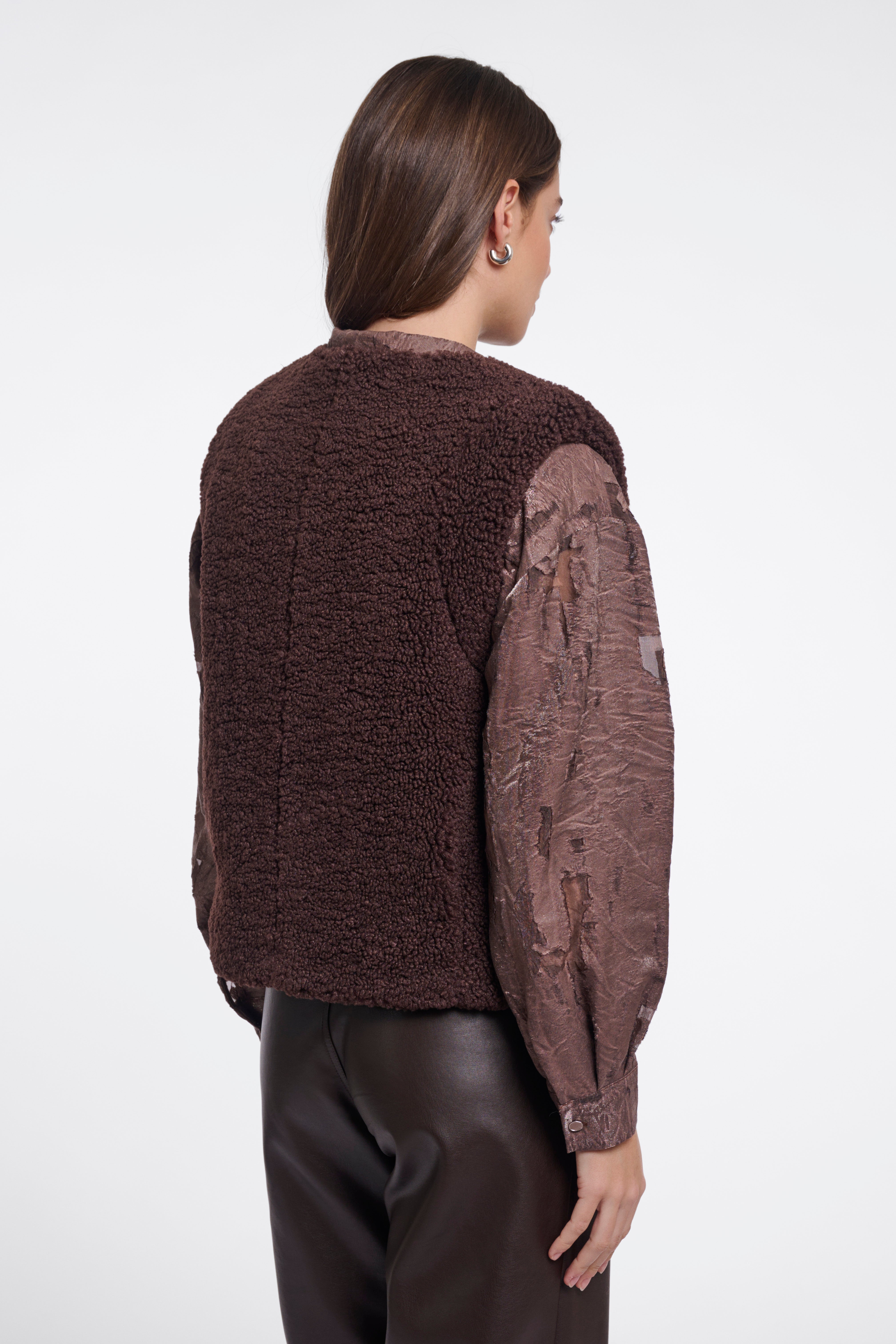 Cappotto donna art. Addison Rino & Pelle Coffee roast