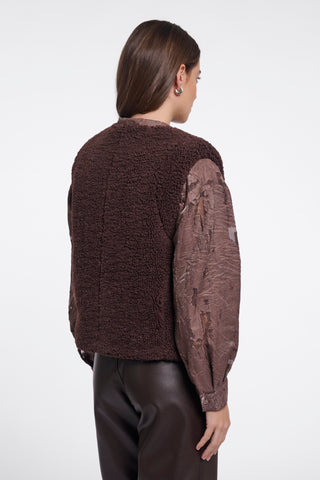 Cappotto donna art. Addison Rino & Pelle Coffee roast