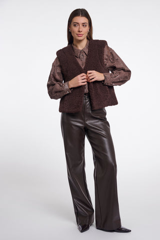 Cappotto donna art. Addison Rino & Pelle Coffee roast