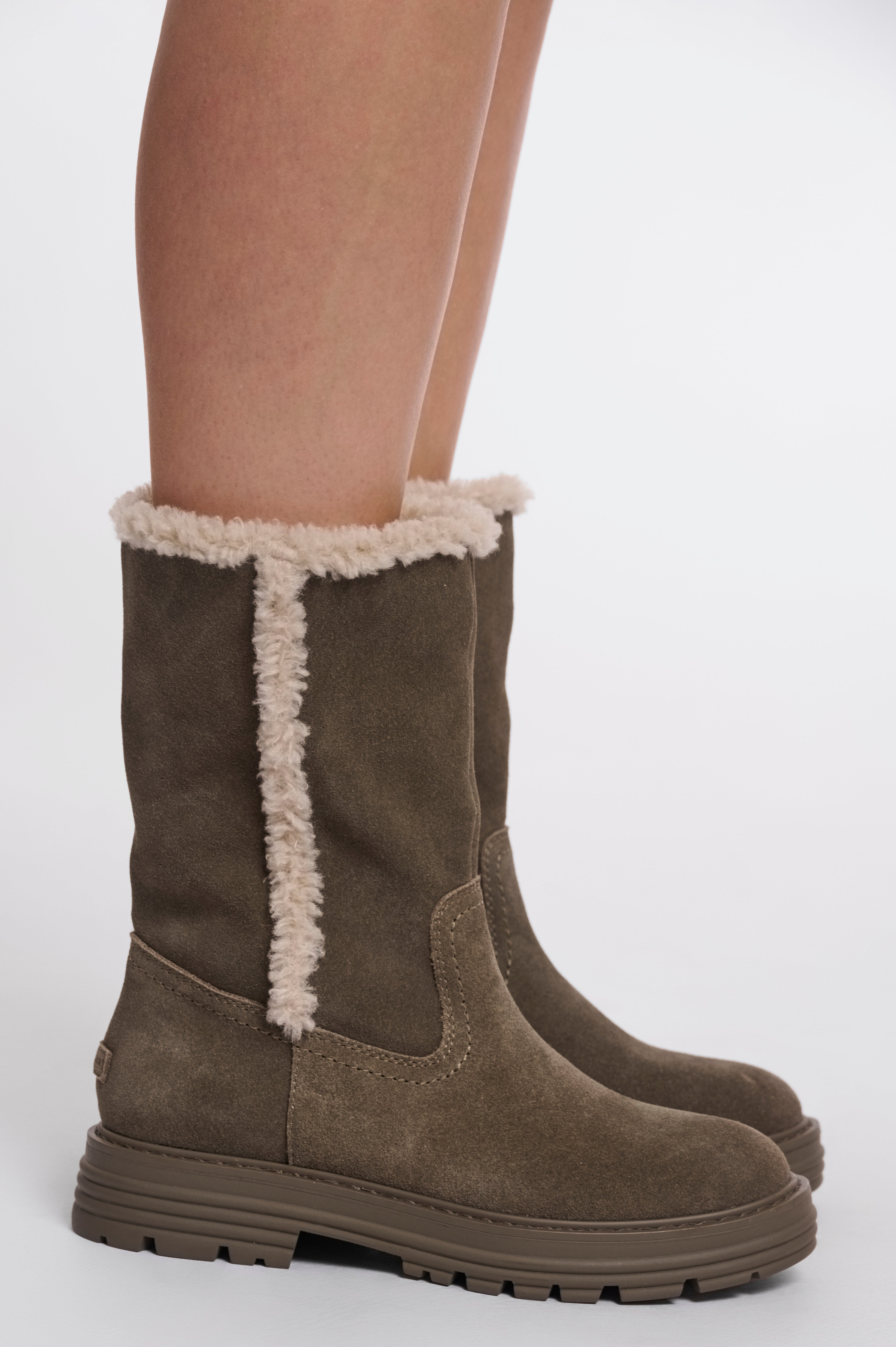 Stivaletti donna art. Adeline Rino & Pelle Grey olive