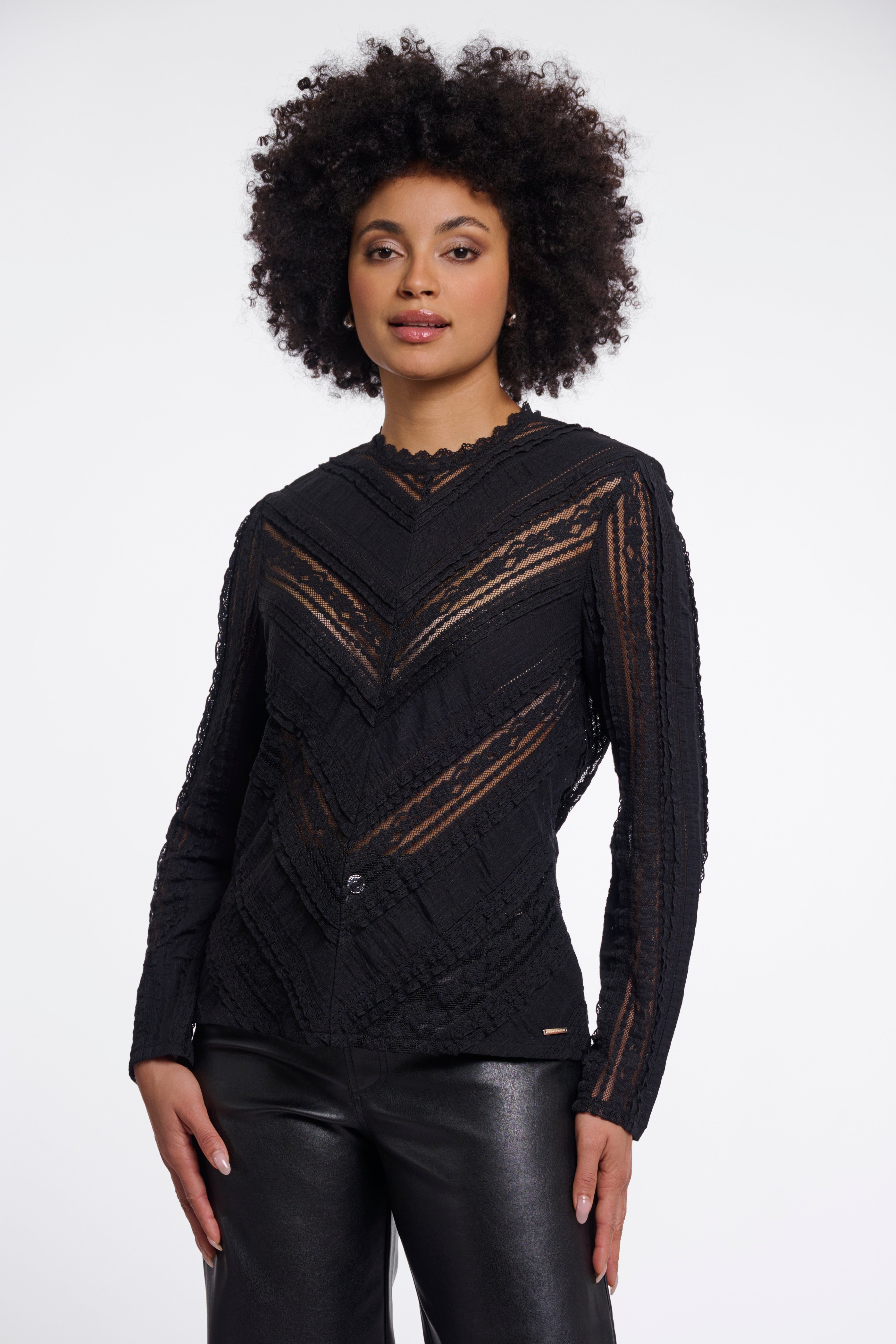 Top donna art. Aerin Rino & Pelle Black