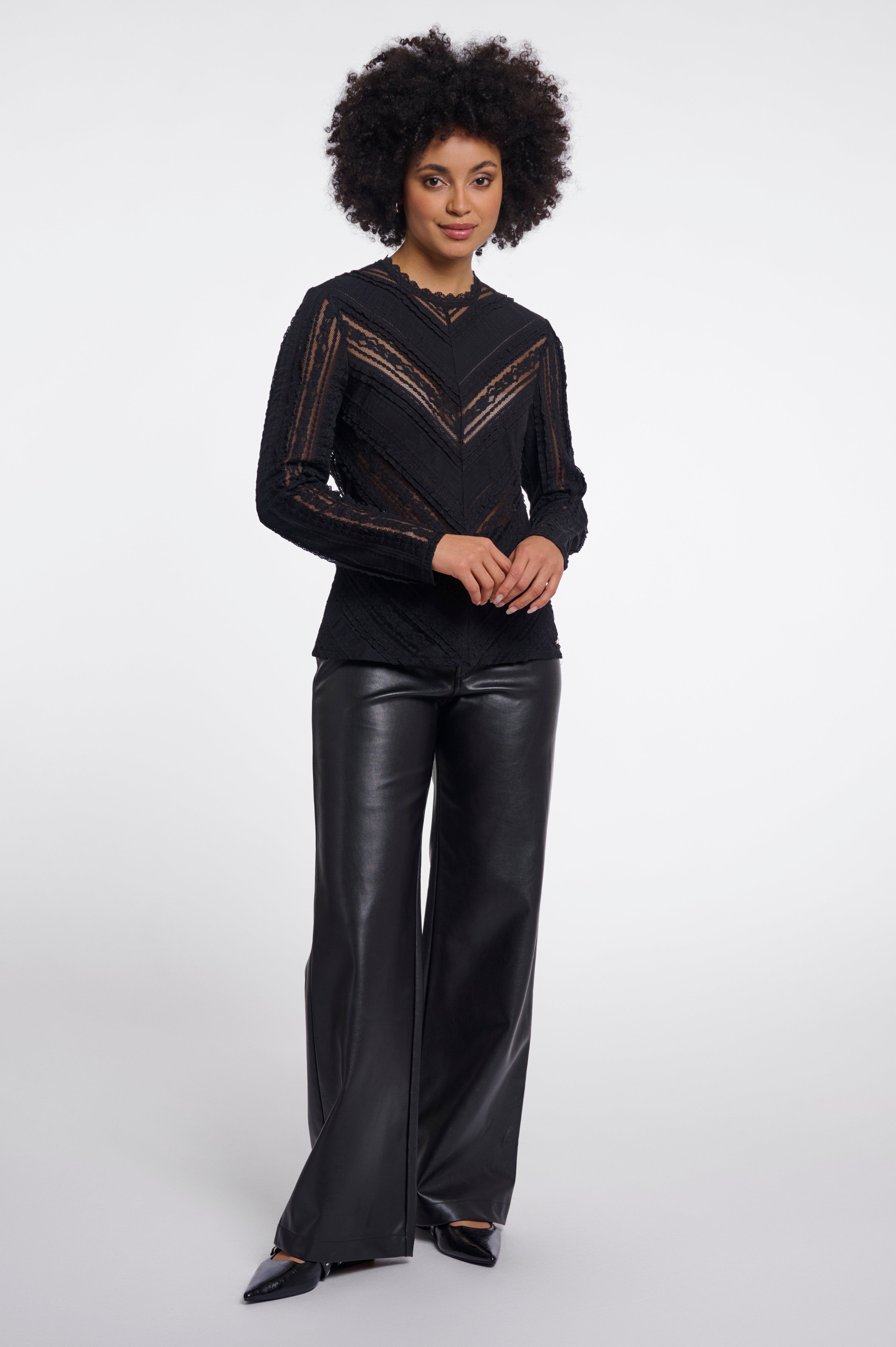 Top donna art. Aerin Rino & Pelle Black