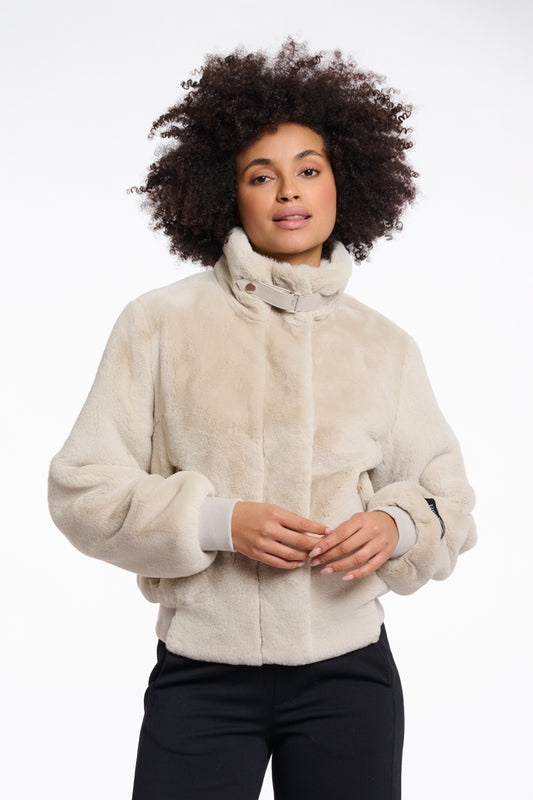 Giacca Ambra short fake fur jacket Rino & Pelle Autunno Inverno 2025/26 Birch
