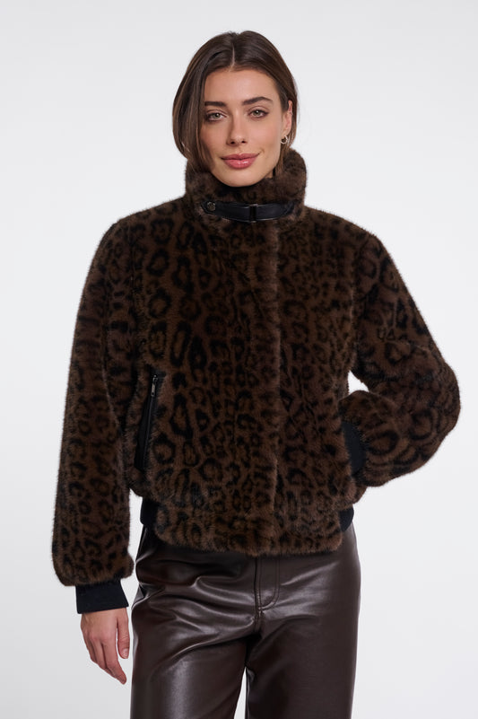Giacca donna - art. Ambra - Rino & Pelle Autunno Inverno 2026/27 Brown leopard
