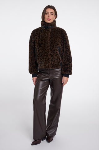 Giacca donna - art. Ambra - Rino & Pelle Autunno Inverno 2026/27 Brown leopard