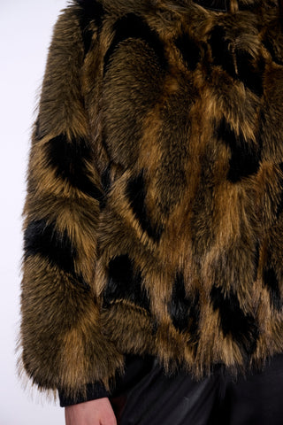 Giacca donna art. Ambra Rino & Pelle Long faux animal