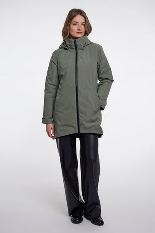 Cappotto donna art. Amey Rino & Pelle Misty basil
