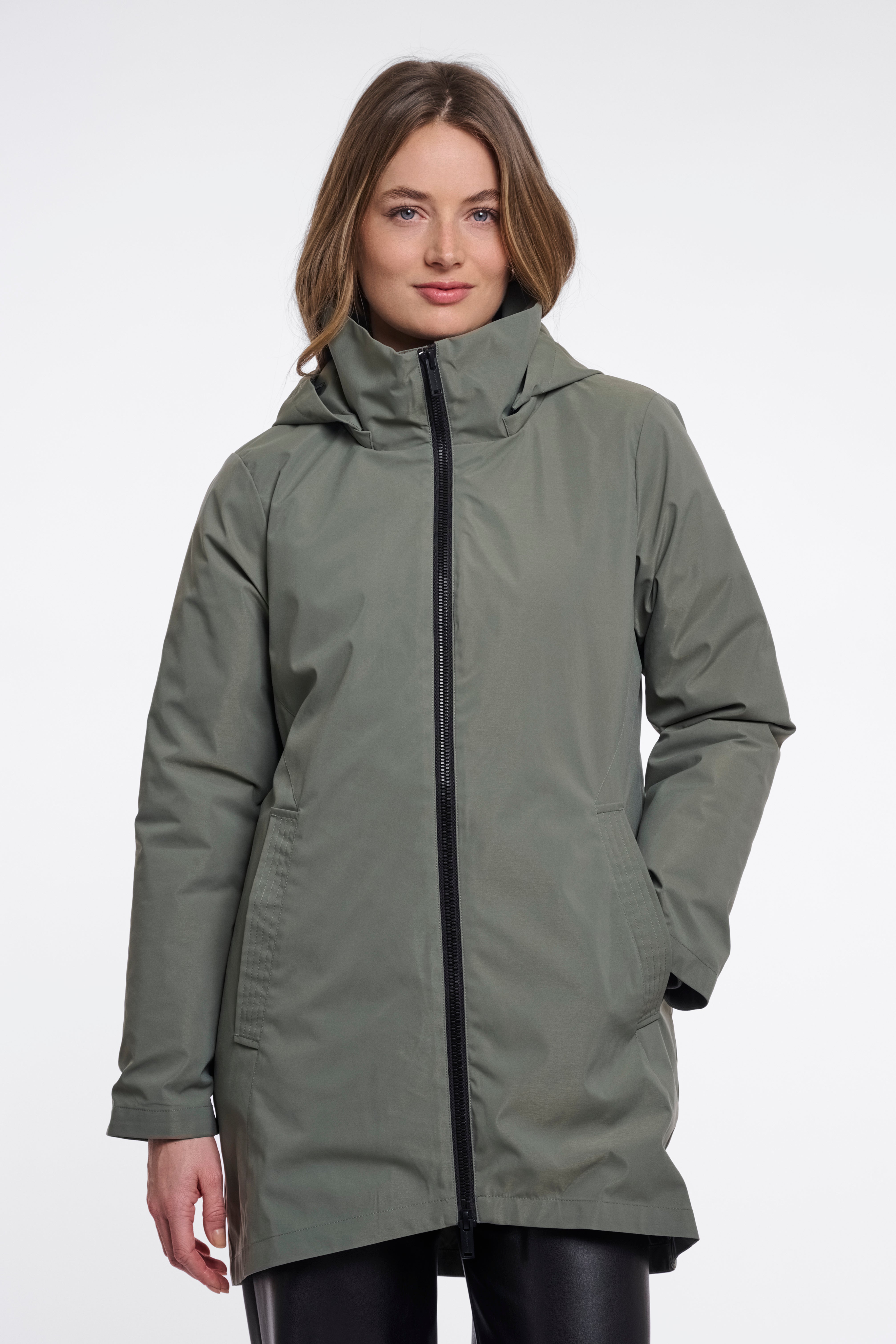 Cappotto donna art. Amey Rino & Pelle Misty basil