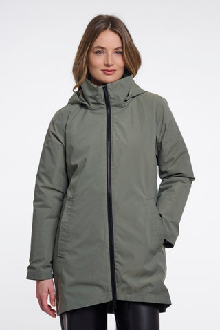 Cappotto donna art. Amey Rino & Pelle Misty basil