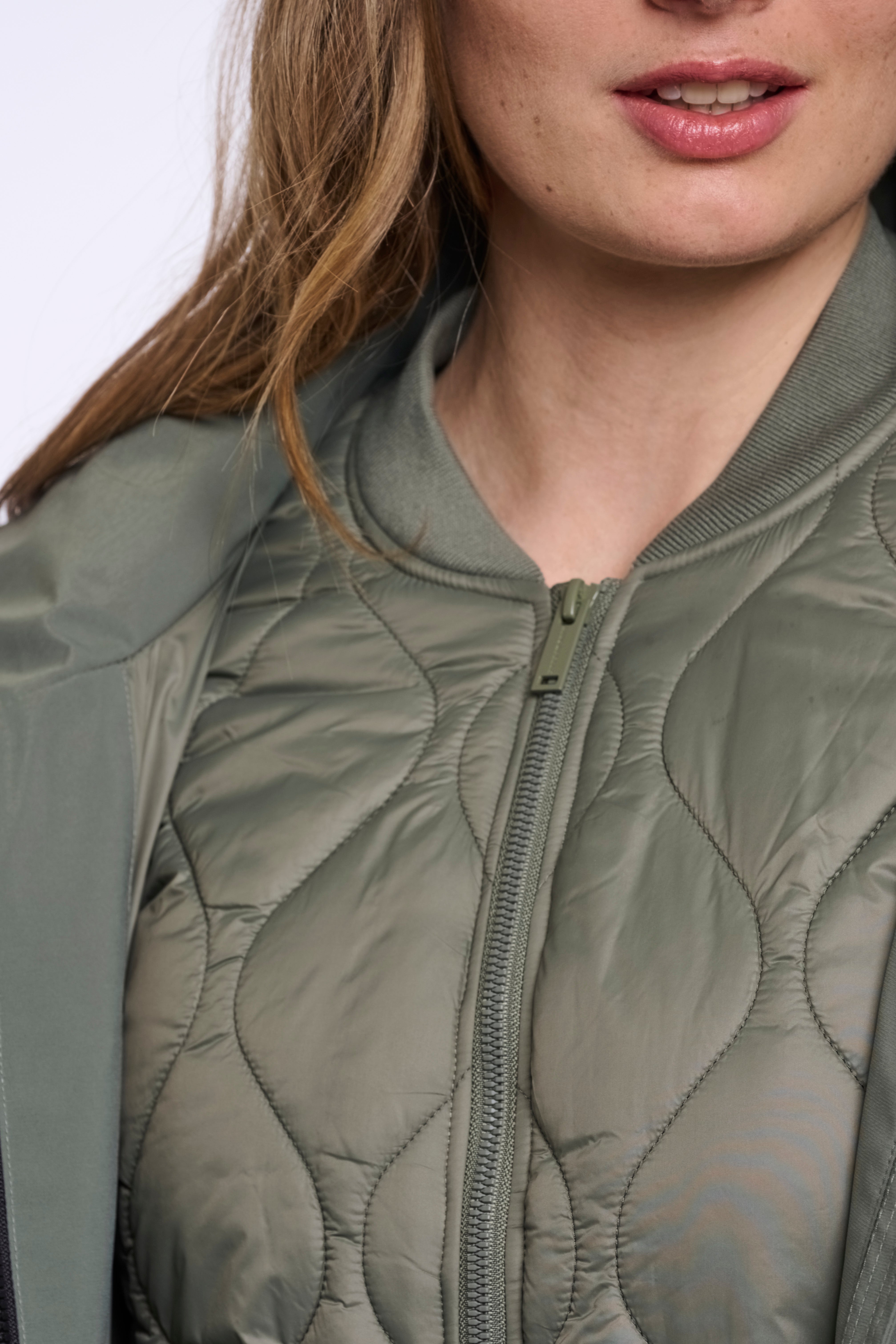 Cappotto donna art. Amey Rino & Pelle Misty basil