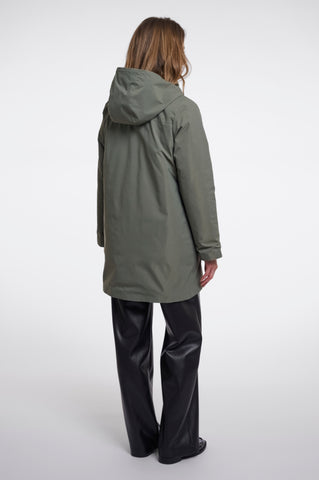 Cappotto donna art. Amey Rino & Pelle Misty basil