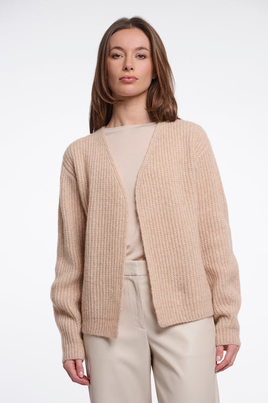 Cardigan donna art. Andro Rino & Pelle Light oat