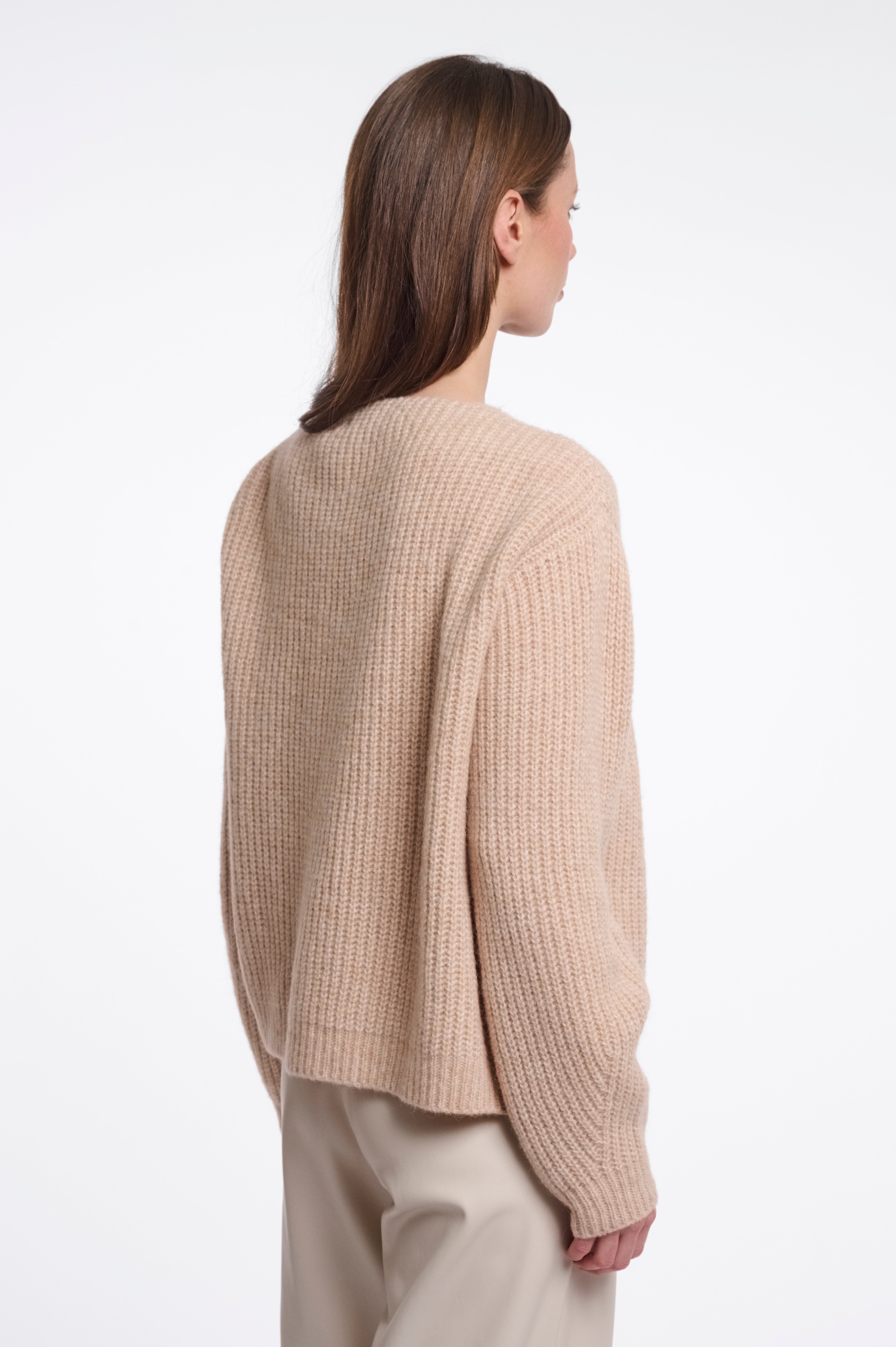 Cardigan donna art. Andro Rino & Pelle Light oat