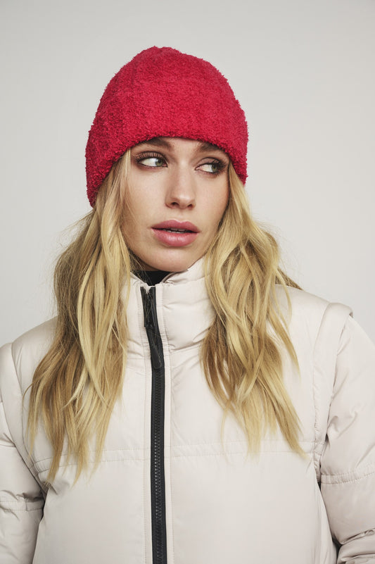 Cappello ASTRA BEANIE -Rino & Pelle- Autunno Inverno 2024/25 Red berry