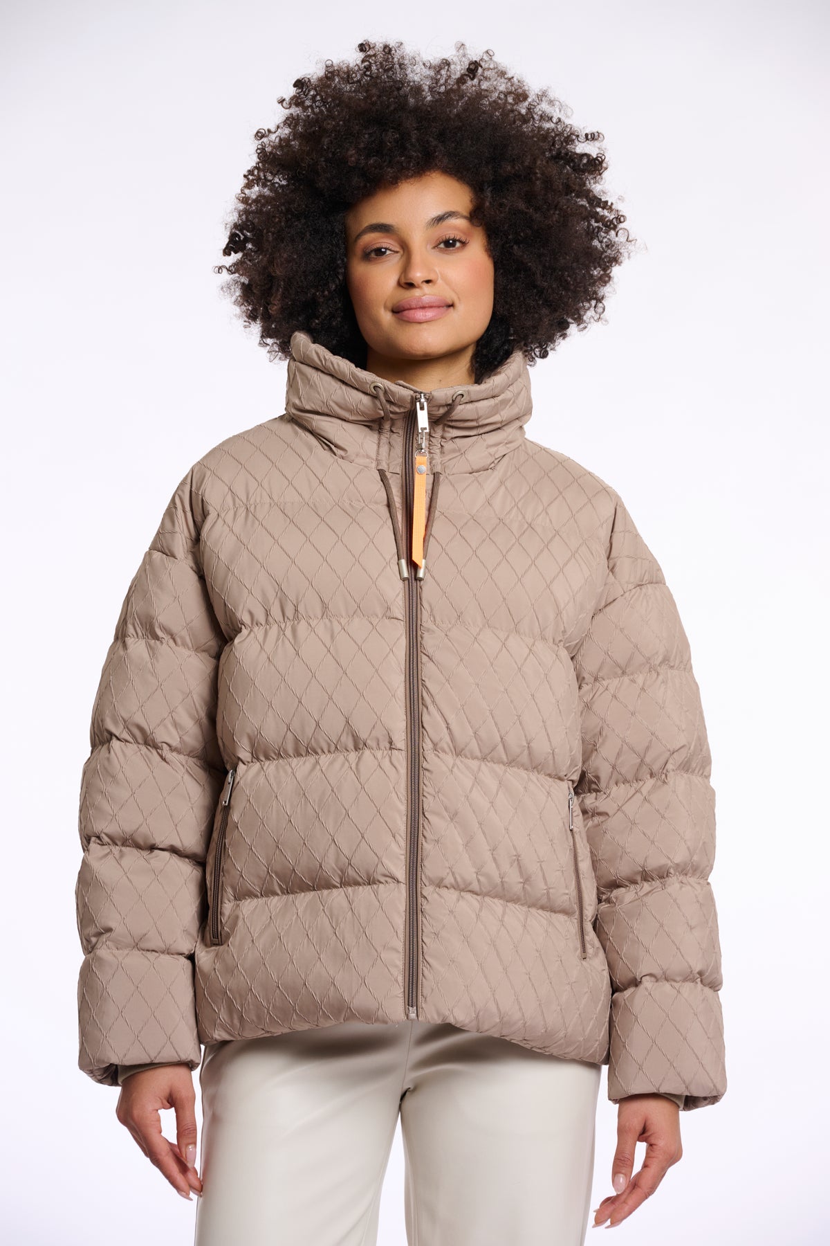 Giacca imbottita Audry Structure Rino & Pelle Autunno Inverno 2025/26 Toffee
