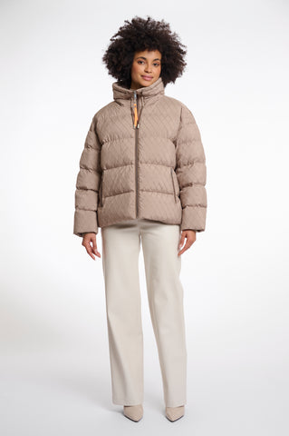 Giacca imbottita Audry Structure Rino & Pelle Autunno Inverno 2025/26 Toffee