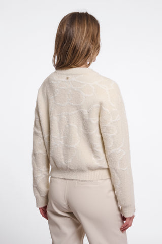 Cardigan donna art. Bento Rino & Pelle Birch embroidery