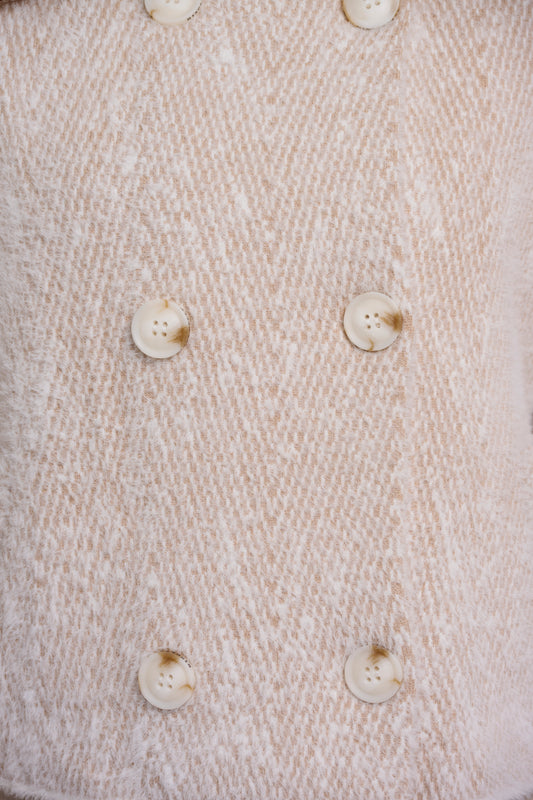 Giacca donna art. Beth Rino & Pelle Beige herringbone