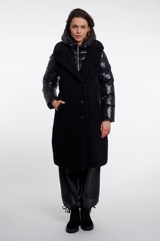 Piumino donna art. Blen Rino & Pelle Black