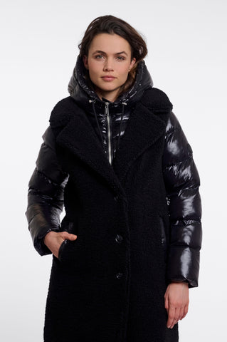 Piumino donna art. Blen Rino & Pelle Black