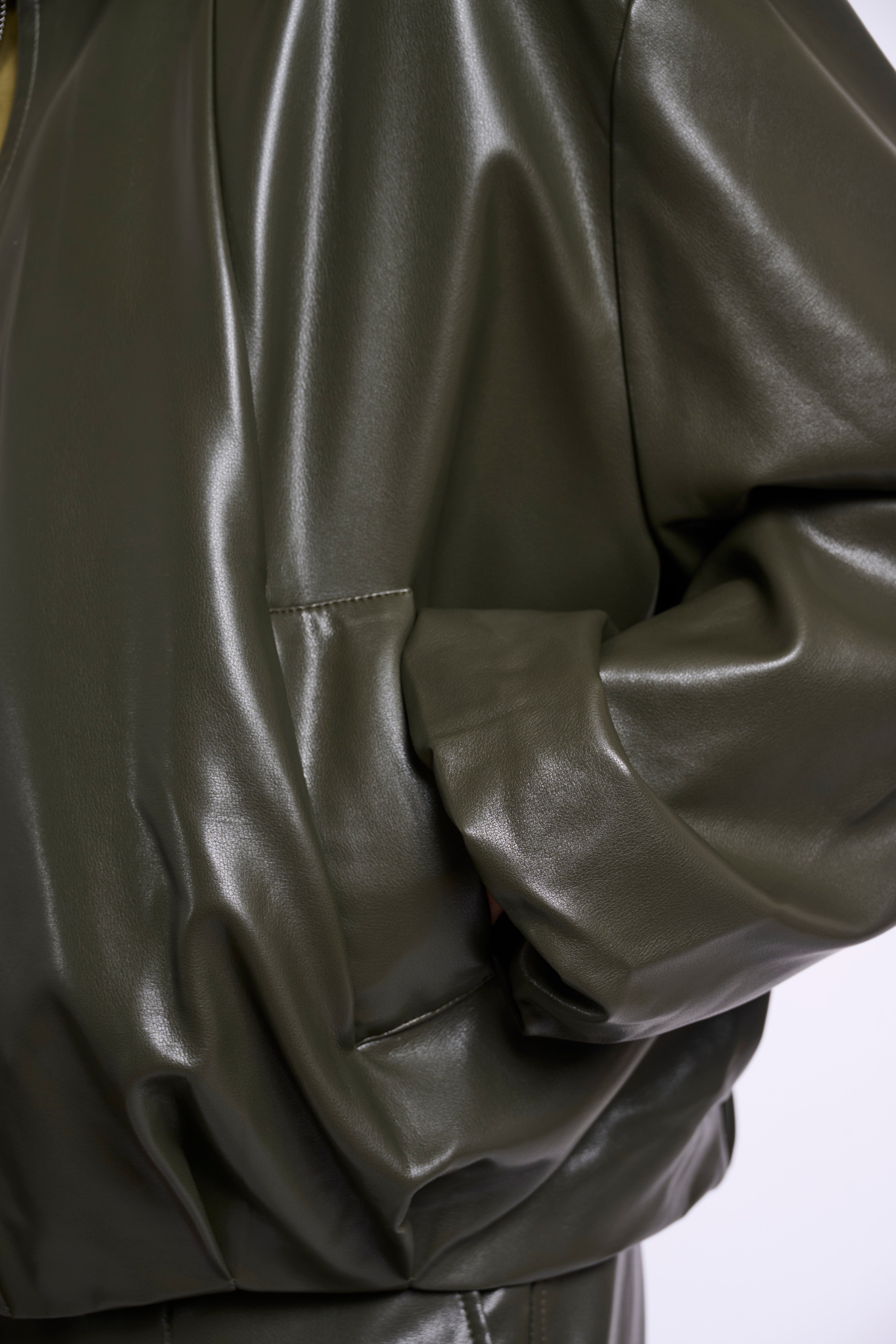 Giubbotto donna art. Boja Rino & Pelle Hunter green