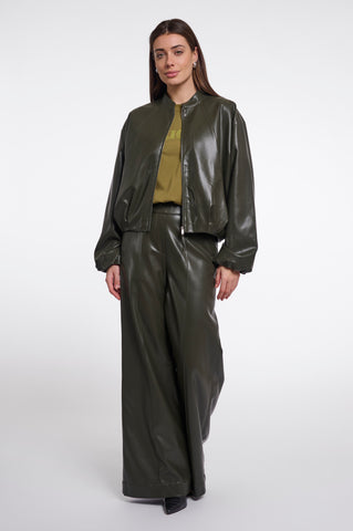 Giubbotto donna art. Boja Rino & Pelle Hunter green