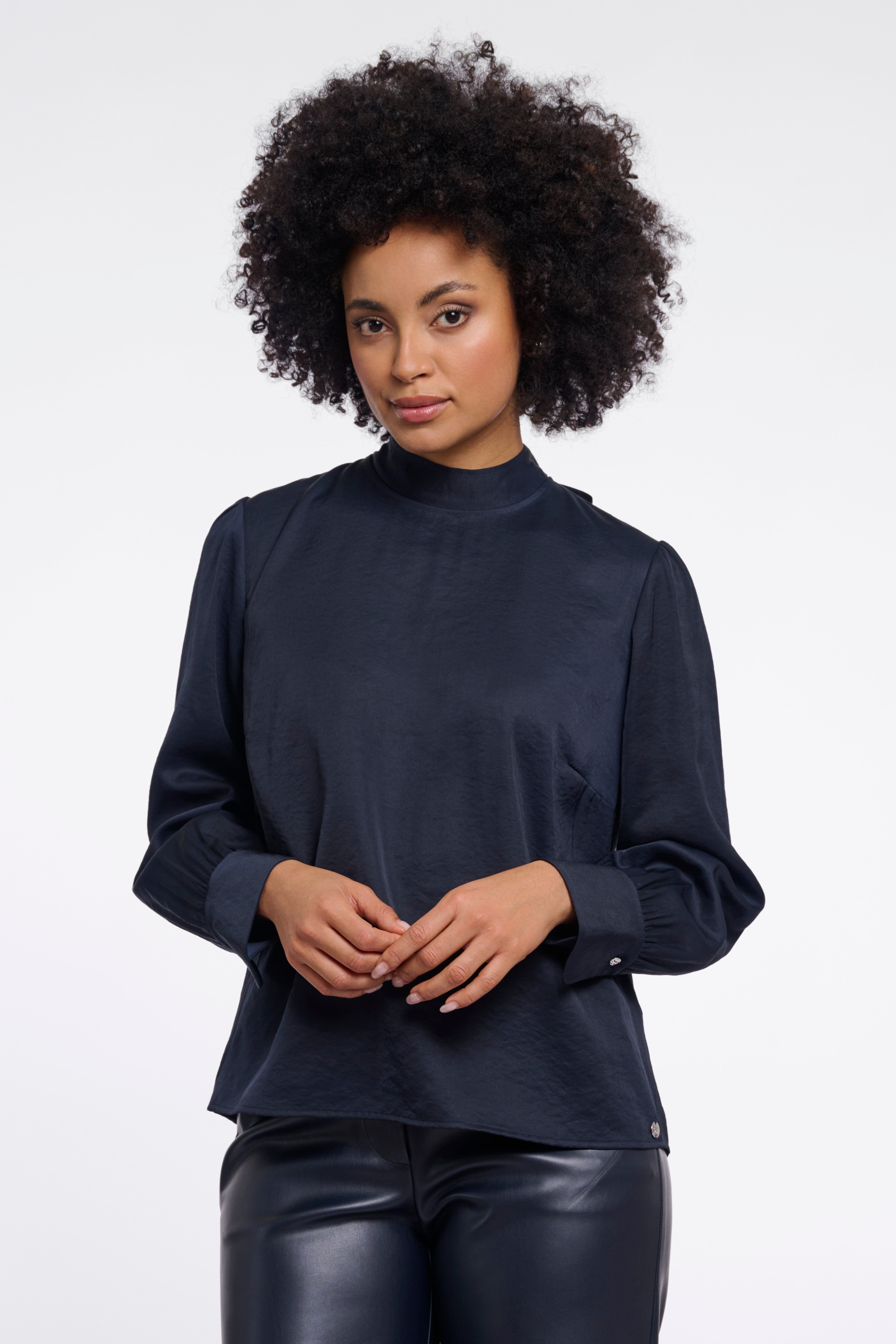 Camicia donna art. Bryanna Rino & Pelle Dark navy